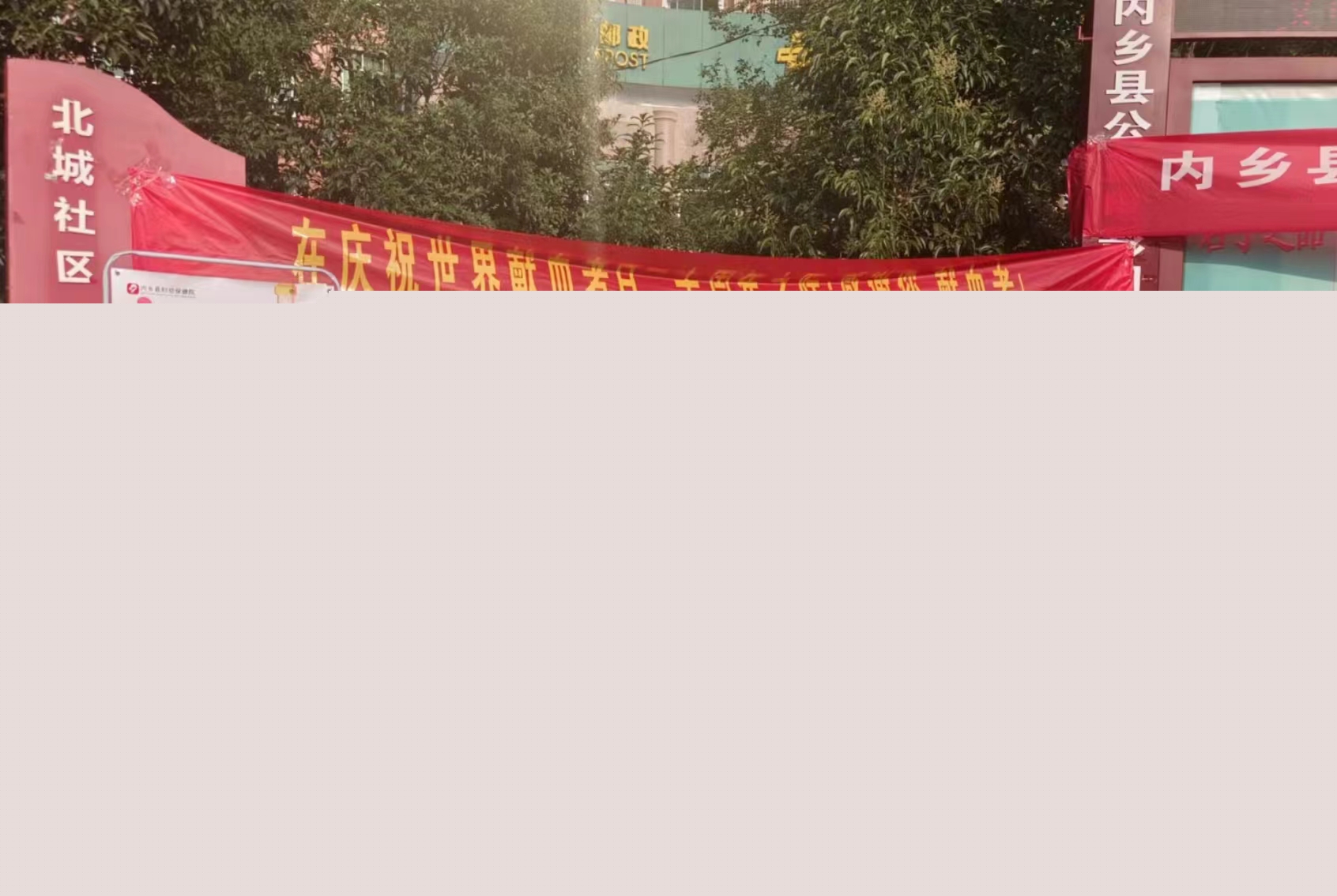 6.14世界獻血者日——內(nèi)鄉(xiāng)縣婦幼保健院開展世界獻血者日宣傳活動